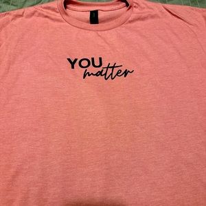 Woman’s 2x Inspirational T-shirt brand new.